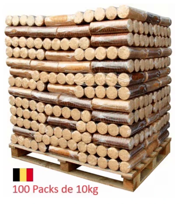 Buches compressées bois moderne